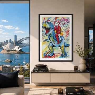 He Was Big and Blue (Print)