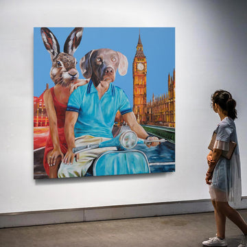 They Had a Big Ben of a Time (Original Painting)