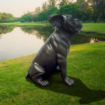 Frenchie Bulldog (Bronze Sculpture)