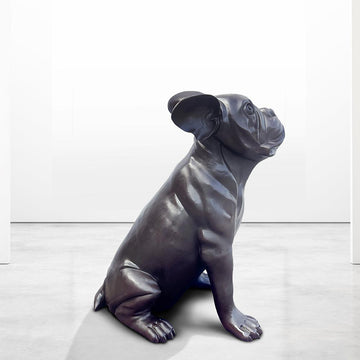 Frenchie Bulldog (Bronze Sculpture)