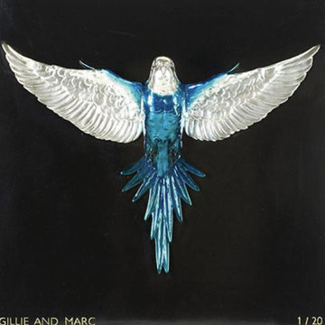 Angel Budgie on Panel (Bronze Sculpture)