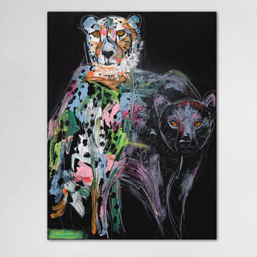 Blaze, the Fading Cheetah (Original Painting)