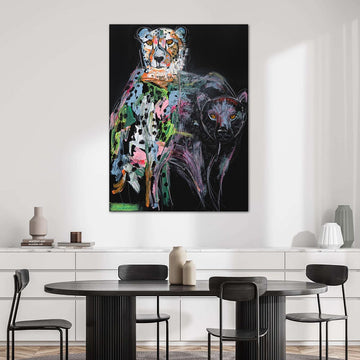 Blaze, the Fading Cheetah (Original Painting)