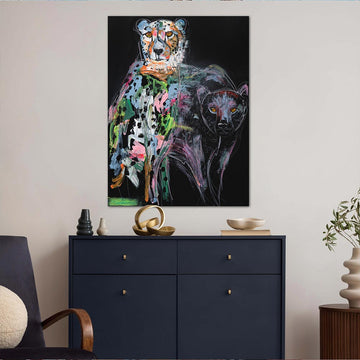 Blaze, the Fading Cheetah (Original Painting)