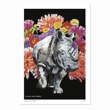 The Rhino Was in Full Bloom (Print)