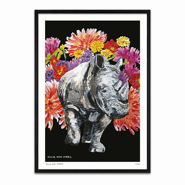 The Rhino Was in Full Bloom (Print)
