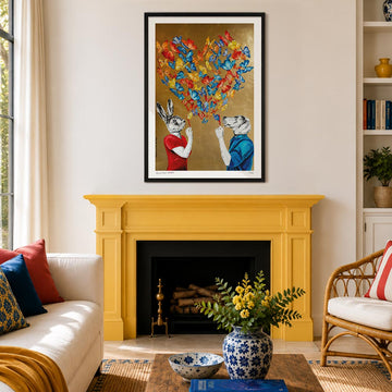 Blowing Butterflies (Print)