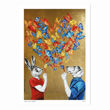 Blowing Butterflies (Print)