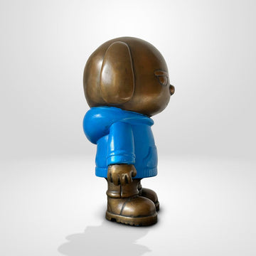 The Original Dogboy of the Moonlit Blue (Bronze Sculpture, Small)