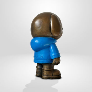 The Original Dogboy of the Moonlit Blue (Bronze Sculpture, Small)