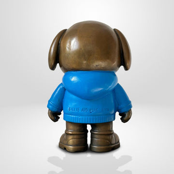 The Original Dogboy of the Moonlit Blue (Bronze Sculpture, Small)