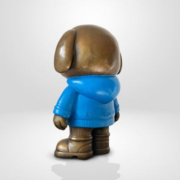 The Original Dogboy of the Moonlit Blue (Bronze Sculpture, Small)