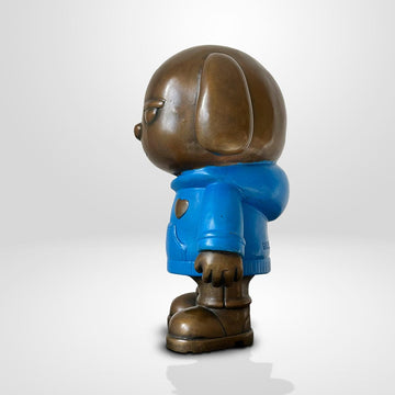 The Original Dogboy of the Moonlit Blue (Bronze Sculpture, Small)