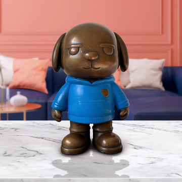 The Original Dogboy of the Moonlit Blue (Bronze Sculpture, Small)