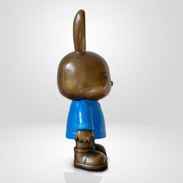 The Original Rabbitgirl of the Moonlit Blue (Bronze Sculpture, Small)