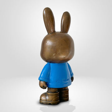 The Original Rabbitgirl of the Moonlit Blue (Bronze Sculpture, Small)