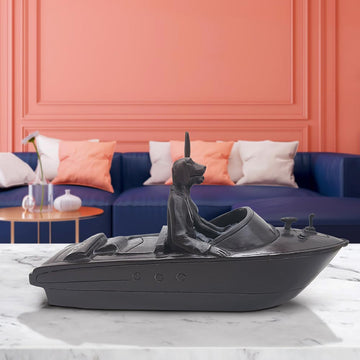 Their Hearts Raced at Sea (Bronze Sculpture, Miniature)