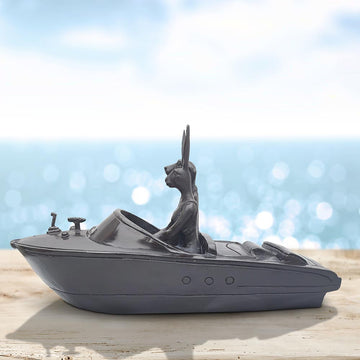 Their Hearts Raced at Sea (Bronze Sculpture, Miniature)