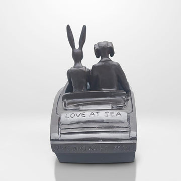 Their Hearts Raced at Sea (Bronze Sculpture, Miniature)