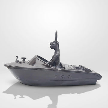 Their Hearts Raced at Sea (Bronze Sculpture, Miniature)