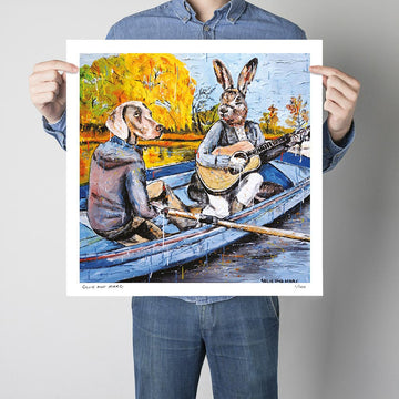 She Had Missed the Boat so Many Times in the Past but All That Was About to Change (Print)