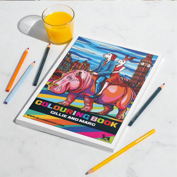 GILLIE AND MARC – Colouring Book 2025