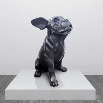 Frenchie Bulldog (Bronze Sculpture)