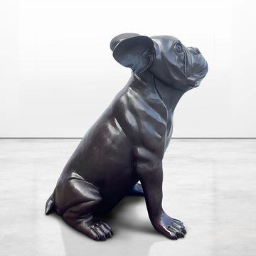 Frenchie Bulldog (Bronze Sculpture)