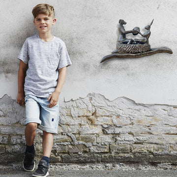 A Little Care for Others (Bronze Sculpture)