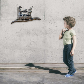 A Little Care for Others (Bronze Sculpture)