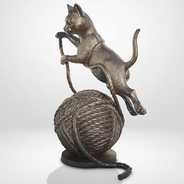 The Cat That Could Fly (Bronze Sculpture)