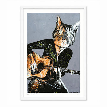 He Was a Cat Amongst Many Dogs but He Was Strong Enough to Stand Alone (Print)