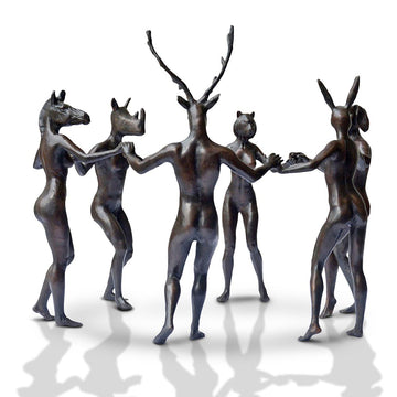 Circle of Best Friends (Bronze Sculpture)