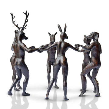 Circle of Best Friends (Bronze Sculpture)