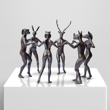 Circle of Best Friends (Bronze Sculpture)