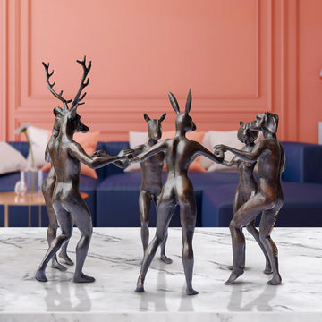 Circle of Best Friends (Bronze Sculpture)