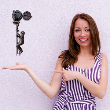 A Little Climb to the Top (Bronze Sculpture)