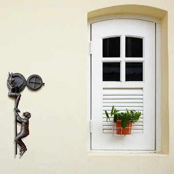 A Little Climb to the Top (Bronze Sculpture)