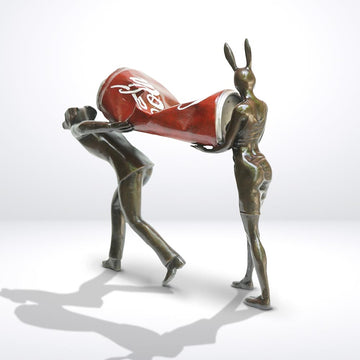 A Little Re-Cycle (Bronze Sculpture)