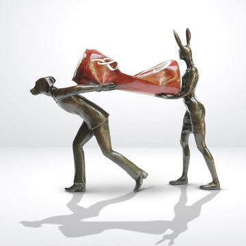 A Little Re-Cycle (Bronze Sculpture)