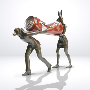 A Little Re-Cycle (Bronze Sculpture)