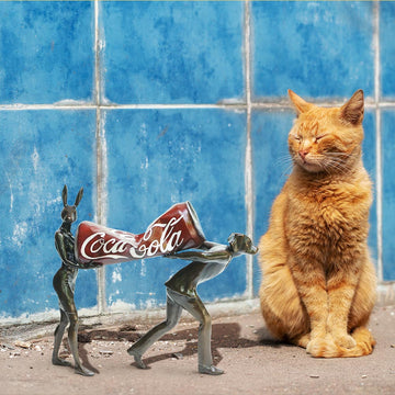 A Little Re-Cycle (Bronze Sculpture)