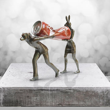 A Little Re-Cycle (Bronze Sculpture)