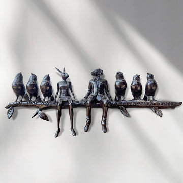 A Little Community Support (Bronze Sculpture)