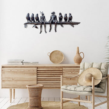 A Little Community Support (Bronze Sculpture)