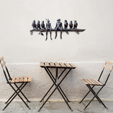 A Little Community Support (Bronze Sculpture)