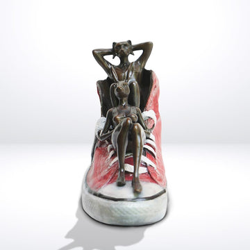 A Little Step at a Time (Bronze Sculpture)