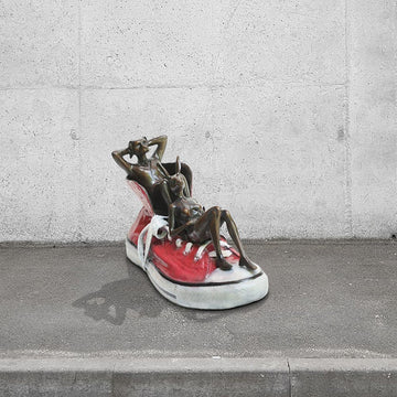 A Little Step at a Time (Bronze Sculpture)