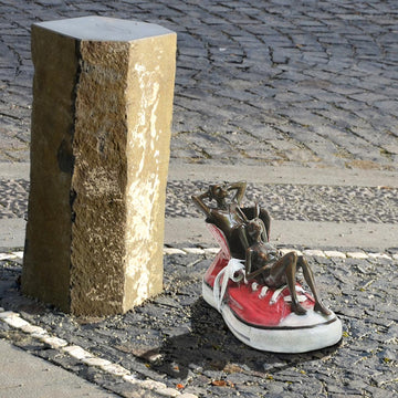 A Little Step at a Time (Bronze Sculpture)