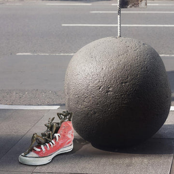 A Little Step at a Time (Bronze Sculpture)